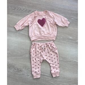 Jessica Simpson Heart Outfit- Size 3-6m